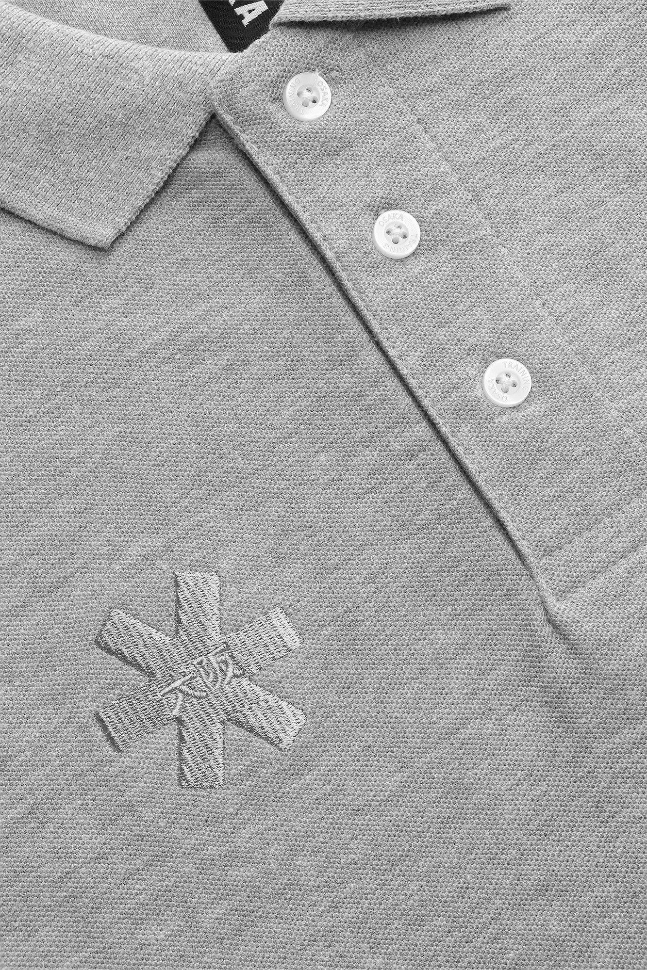 Osaka Unisex Polo Basic | Heather Grey