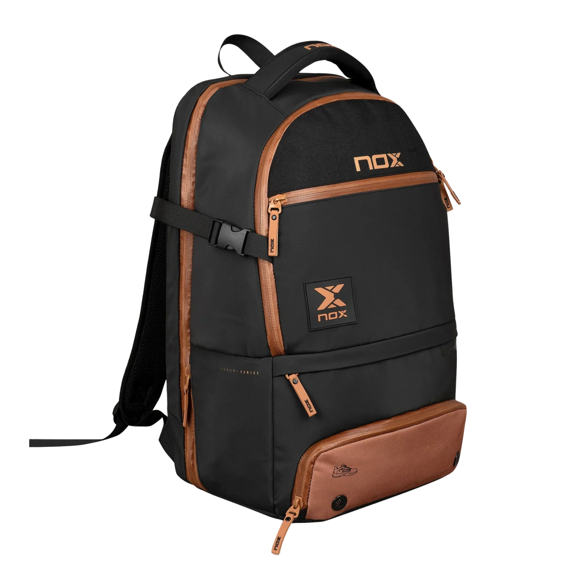 Nox Luxury Open Series BLACK/BROWN Backpack