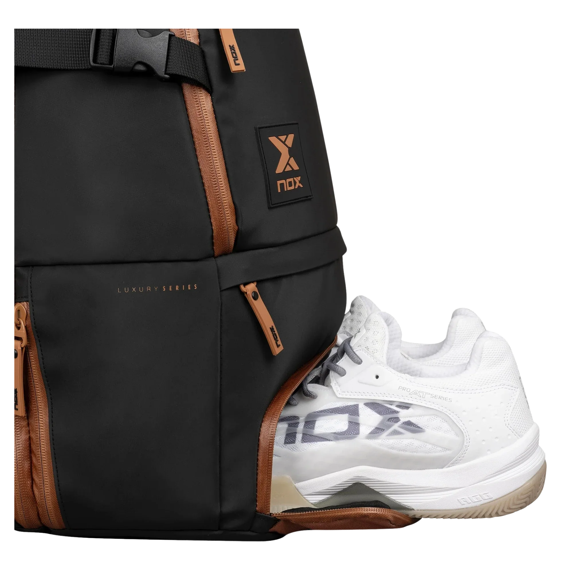 Nox Luxury Open Series BLACK/BROWN Backpack