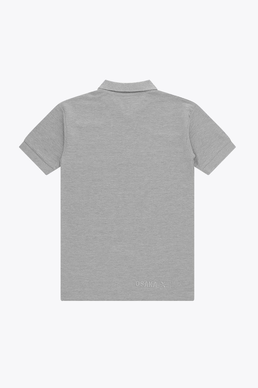 Osaka Unisex Polo Basic | Heather Grey