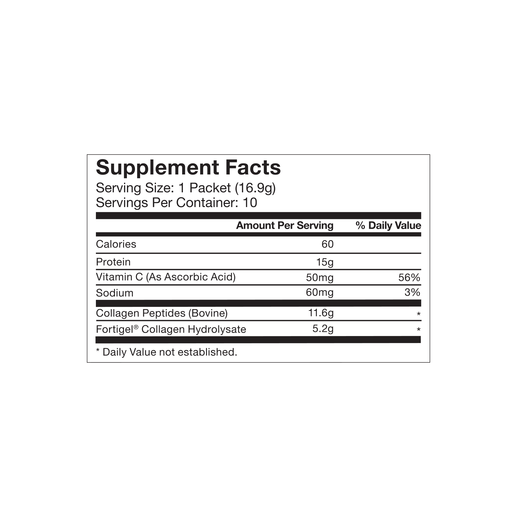 Collagen Peptides 10-Travel Packs