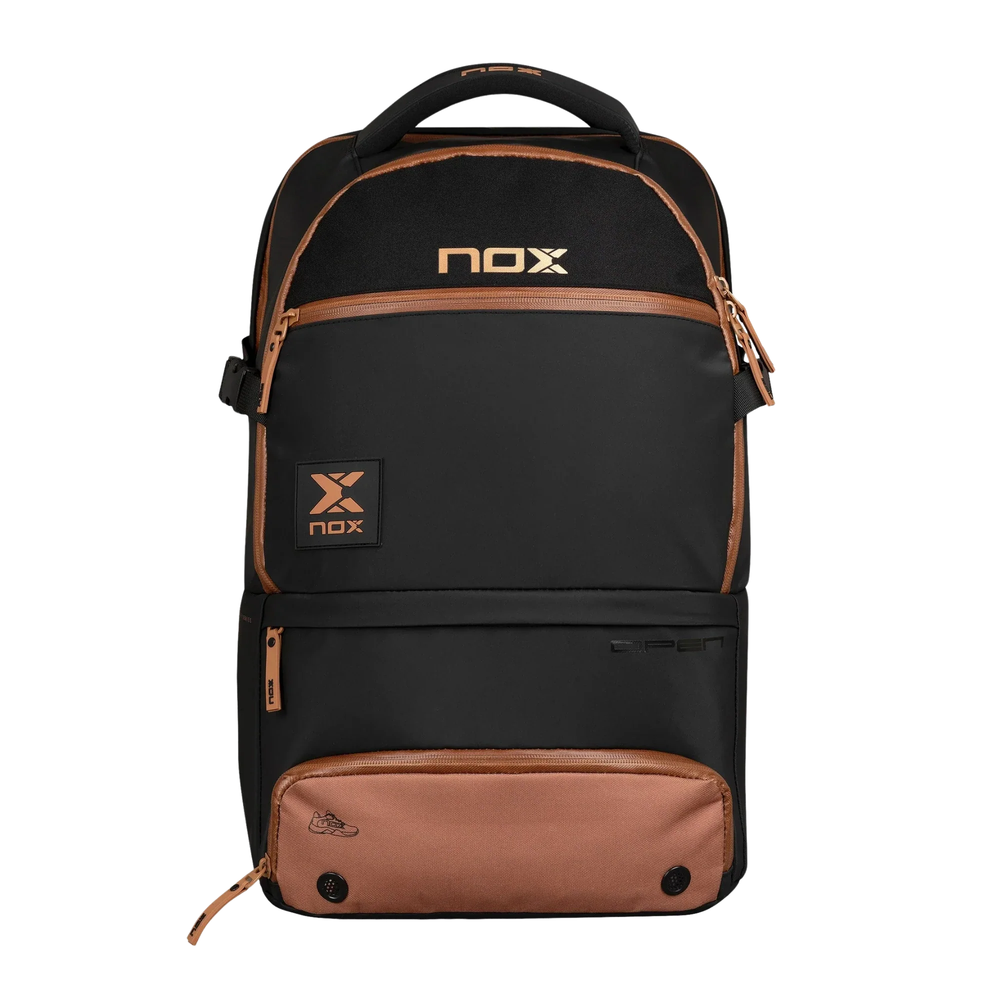 Nox Luxury Open Series BLACK/BROWN Backpack