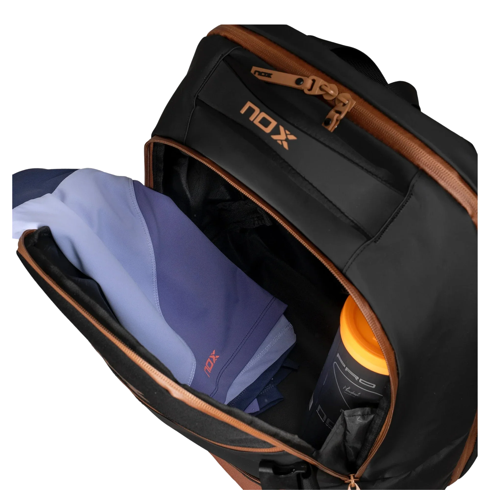 Nox Luxury Open Series BLACK/BROWN Backpack
