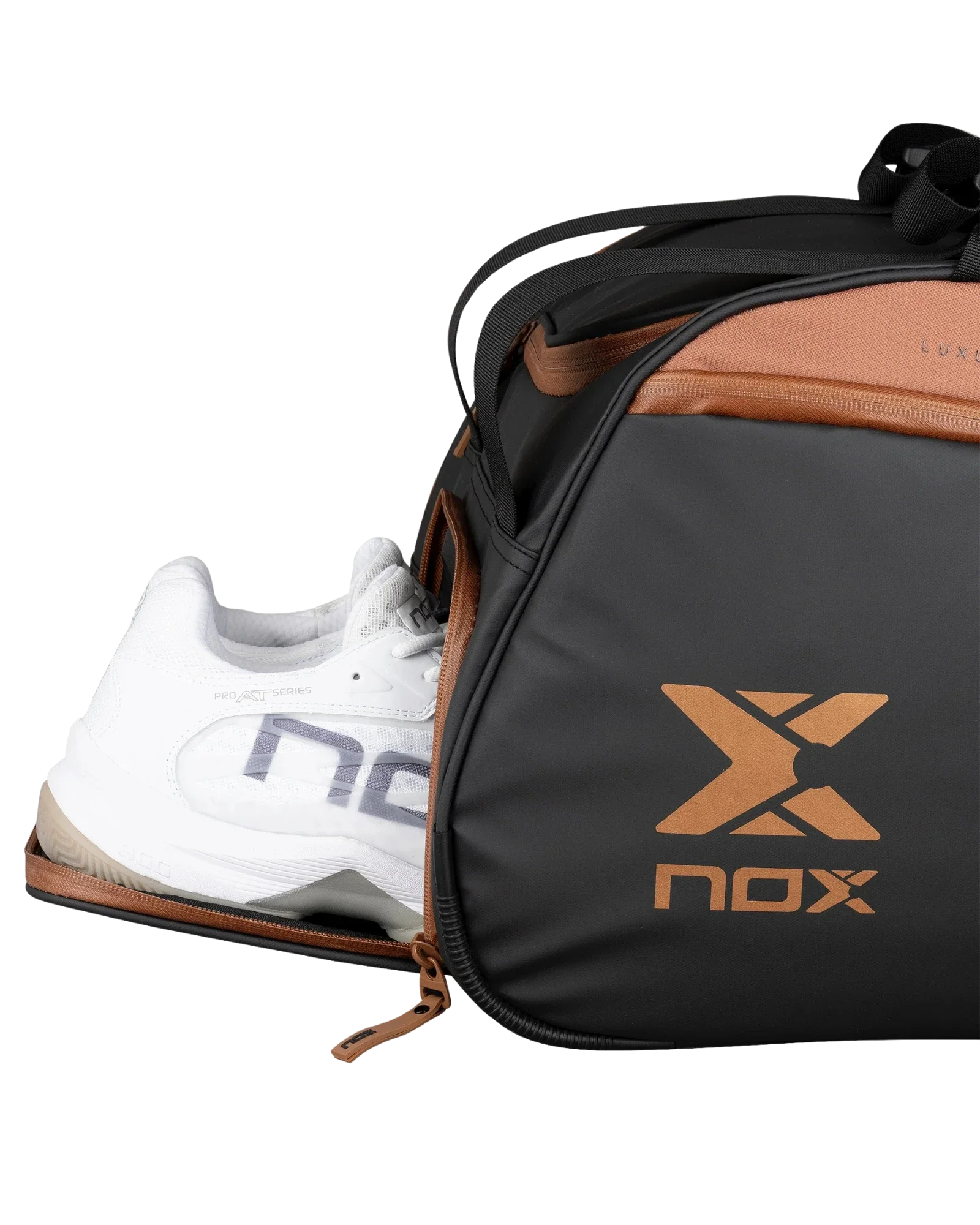 Nox LUXURY OPEN Series Black/Brown Padel Bag